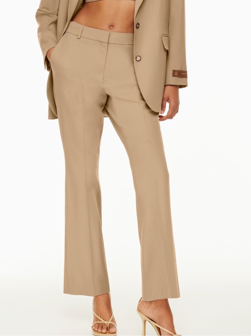 Aritzia Program Pant Heather Oat NWT